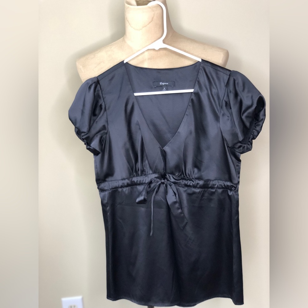 Silk holiday blouse